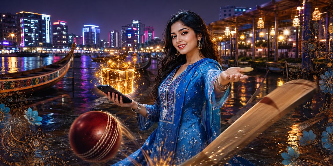 চট্টগ্রামে সালোয়ার কামিজ পরিহিত নারী ক্রিকেট বেটিং উপভোগ করছেন